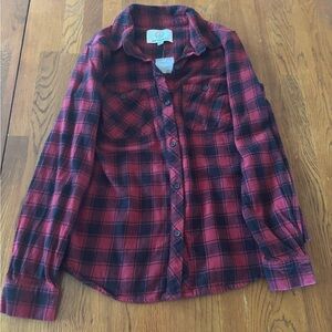44° North Red and Black Plaid Shirt